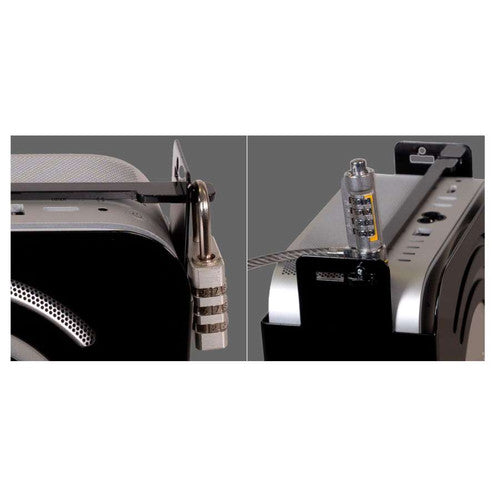 Sonnet MacCuff Studio Steel Bracket to Mount and Secure a Mac Studio Computer Under a Desk or to a Wall Sonnet MacCuff Studio Steel Bracket to Mount and Secure a Mac Studio Computer Under a Desk or to a Wall